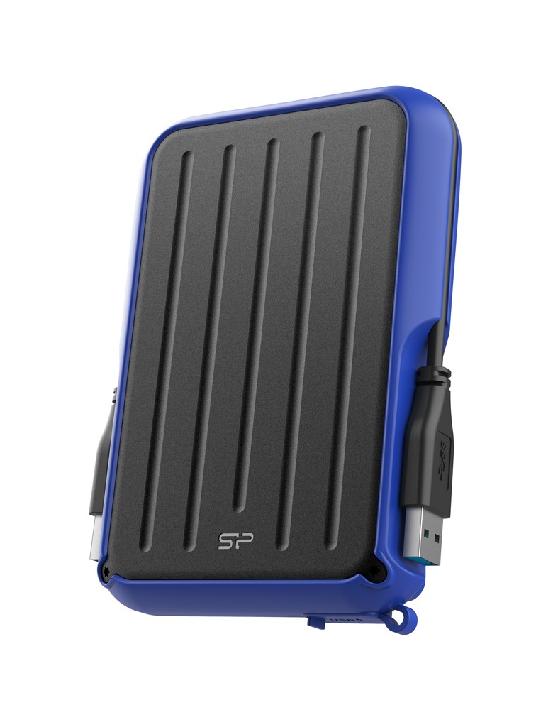 SILICON POWER εξωτερικός HDD Armor A66, 4TB, USB 3.2, μπλε