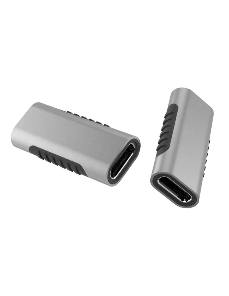 POWERTECH αντάπτορας USB-C θηλυκό σε USB-C θηλυκό PTH-060, γκρι