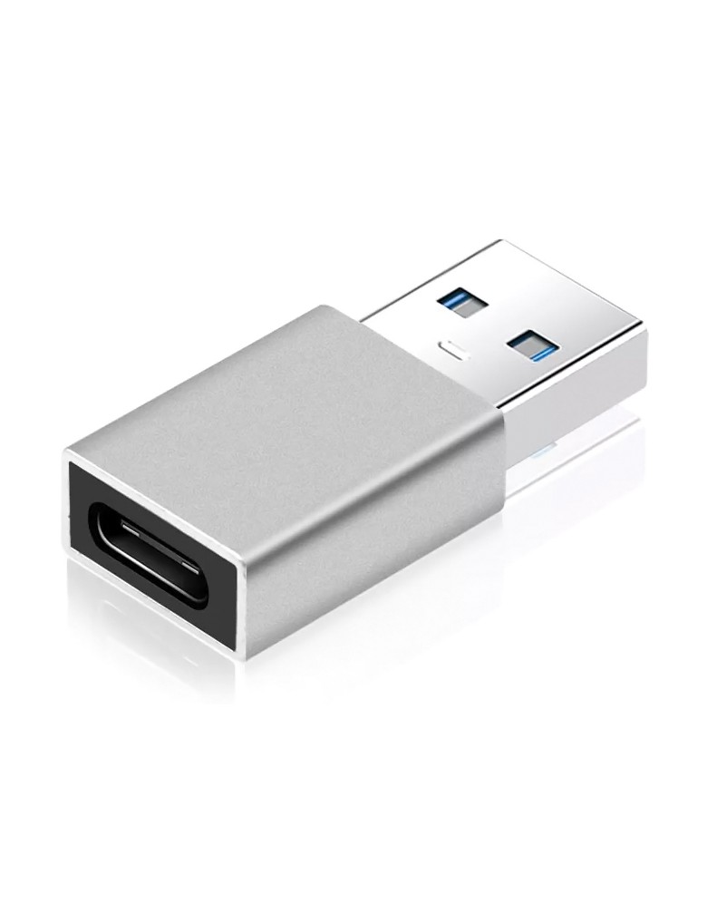 POWERTECH αντάπτορας USB 3.0 σε USB-C PTH-063, 5Gbps, ασημί