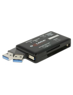 DELOCK USB 3.2 card reader 91758 για CF/SD/Micro...