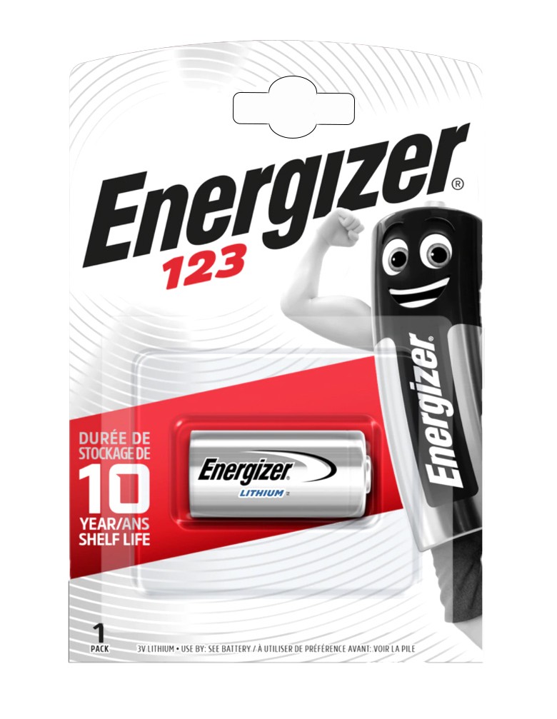 ENERGIZER μπαταρία λιθίου CR123A, 3V, 1τμχ