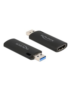 DELOCK video capture 88307, HDMI/USB σύνδεση, 4K/30Hz, μαύρο