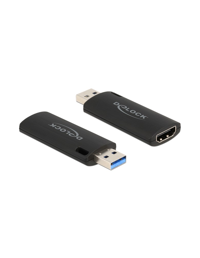 DELOCK video capture 88307, HDMI/USB σύνδεση, 4K/30Hz, μαύρο