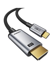 CABLETIME καλώδιο USB-C σε HDMI CT-CMHD2, 4K/60Hz, 1.8m,...