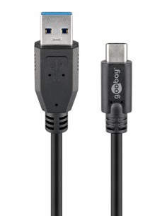 GOOBAY καλώδιο USB σε USB-C 67999, 15W, 5Gbps, 0.5m, μαύρο