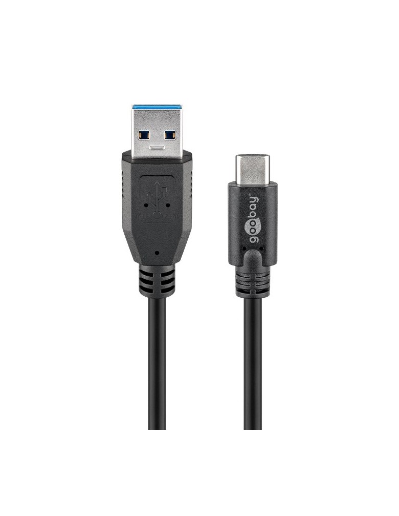 GOOBAY καλώδιο USB σε USB-C 67999, 15W, 5Gbps, 0.5m, μαύρο