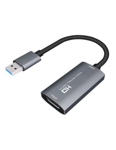 CABLETIME video capture Z29, HDMI/USB σύνδεση, 4K, γκρι