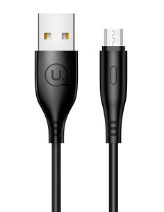 USAMS καλώδιο Micro USB σε USB US-SJ268, 10W, 1m, μαύρο