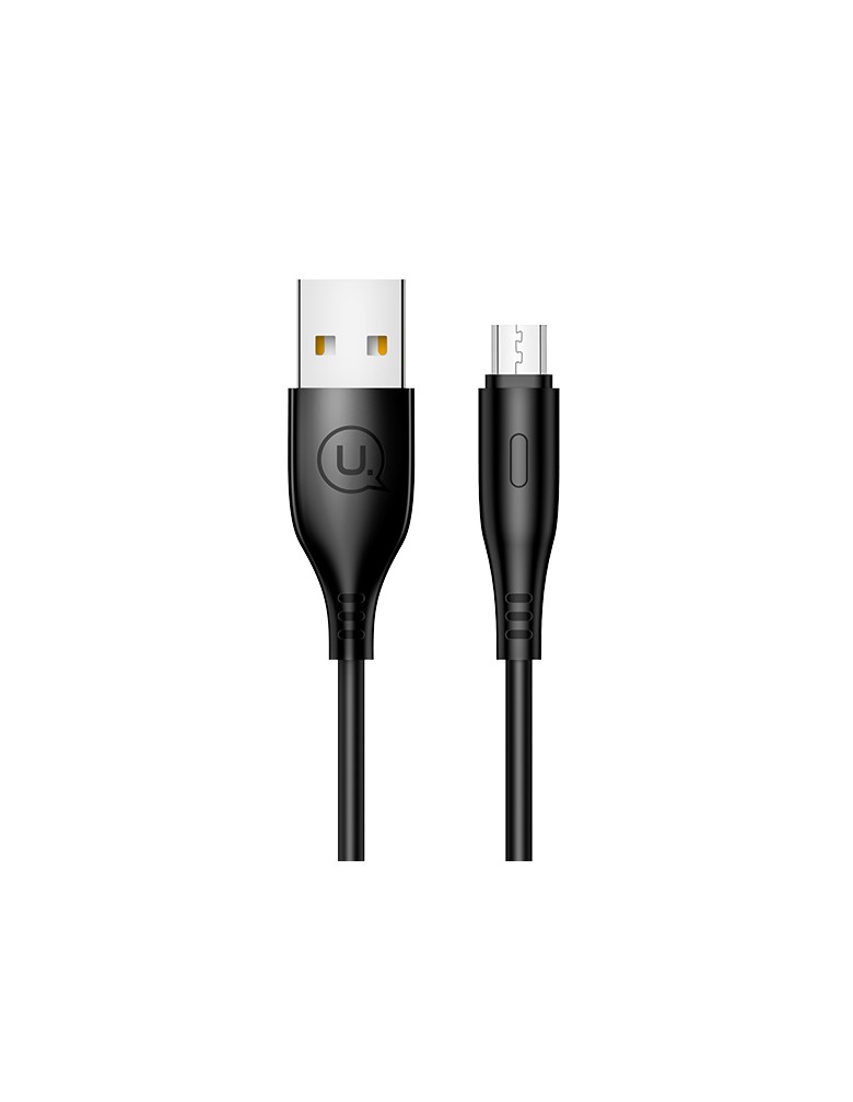 USAMS καλώδιο Micro USB σε USB US-SJ268, 10W, 1m, μαύρο