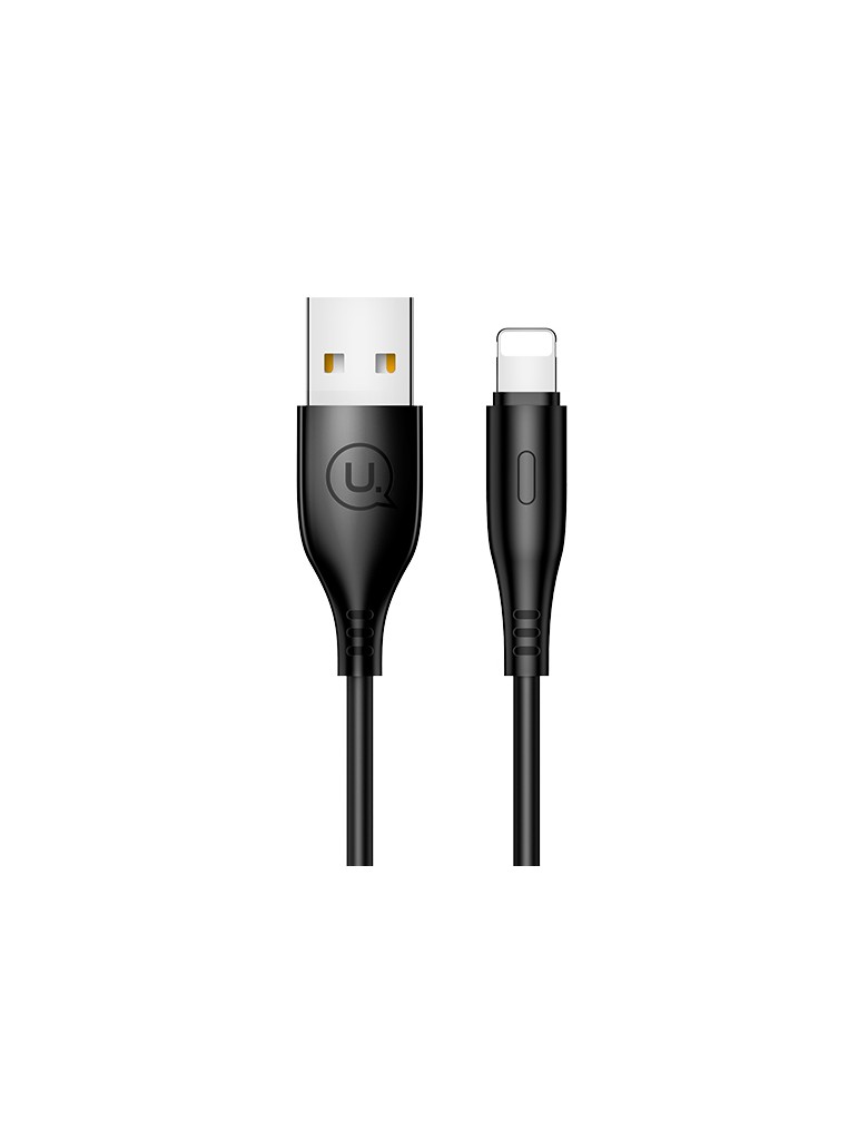 USAMS καλώδιο Lightning σε USB US-SJ266, 10W, 1m, μαύρο