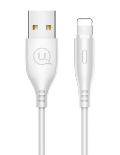 USAMS καλώδιο Lightning σε USB US-SJ266, 10W, 1m, λευκό