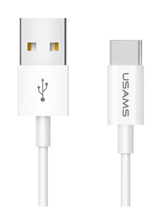 USAMS καλώδιο USB-C σε USB US-SJ285, 10W, 1m, λευκό