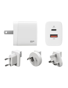 SILICON POWER φορτιστής τοίχου QM16, USB & USB-C 18W,...