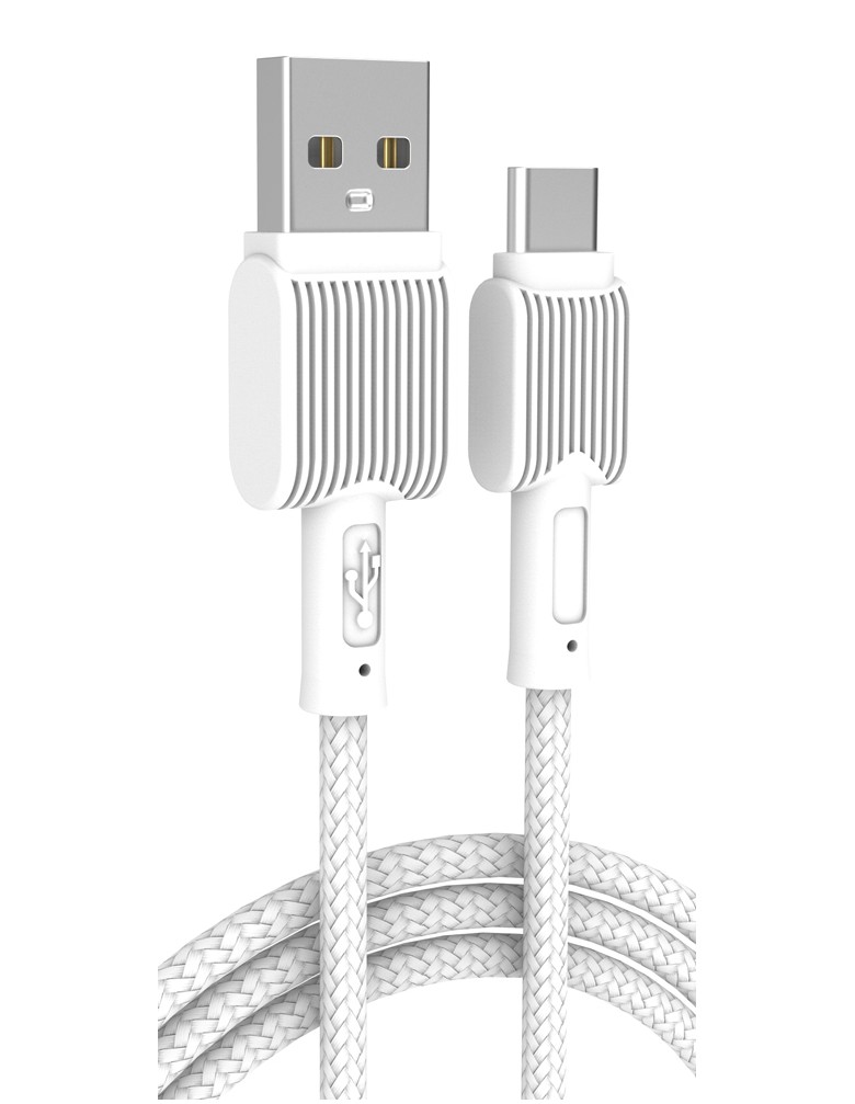 POWERTECH καλώδιο USB σε USB-C eco PTR-0111, 12W 2.4A, 1m, λευκό