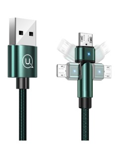 USAMS καλώδιο Micro USB σε USB SJ478, περιστρεφόμενο,...