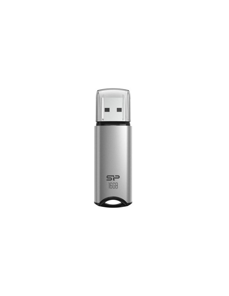 SILICON POWER USB Flash Drive Marvel M02, 16GB, USB 3.2, γκρι