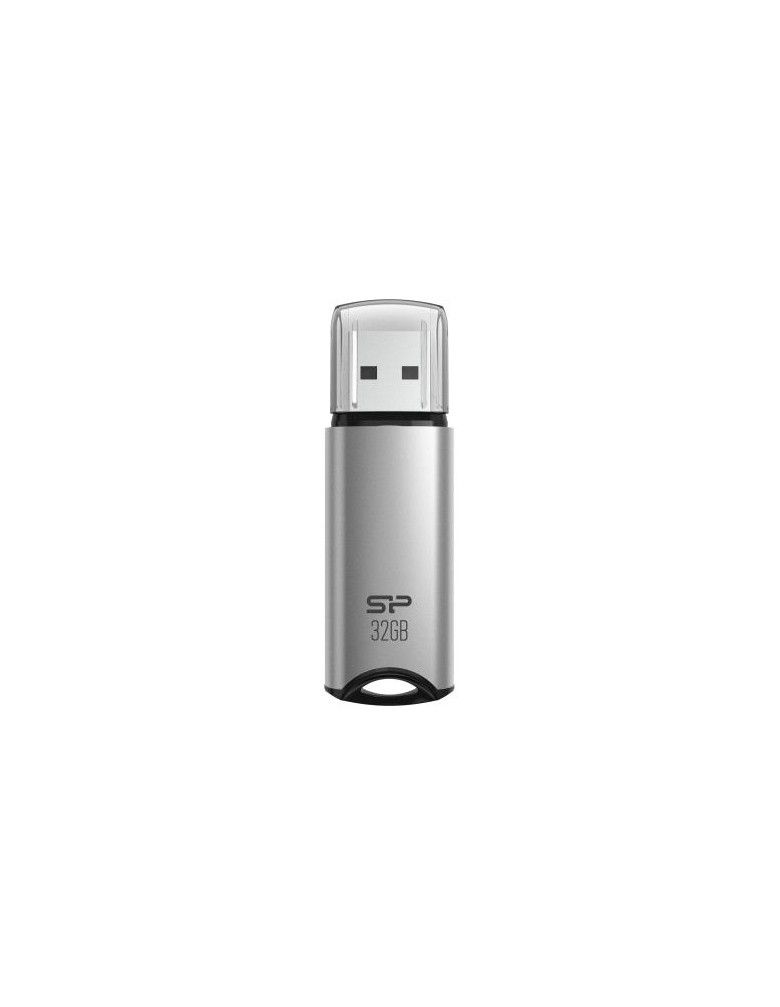 SILICON POWER USB Flash Drive Marvel M02, 32GB, USB 3.2, γκρι