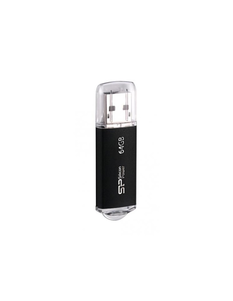 SILICON POWER USB Flash Drive Ultima II-I, 64GB, USB 2.0, μαύρο