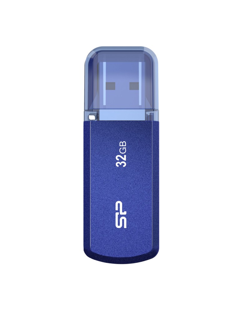 SILICON POWER USB Flash Drive Helios 202, 32GB, USB 3.2, μπλε