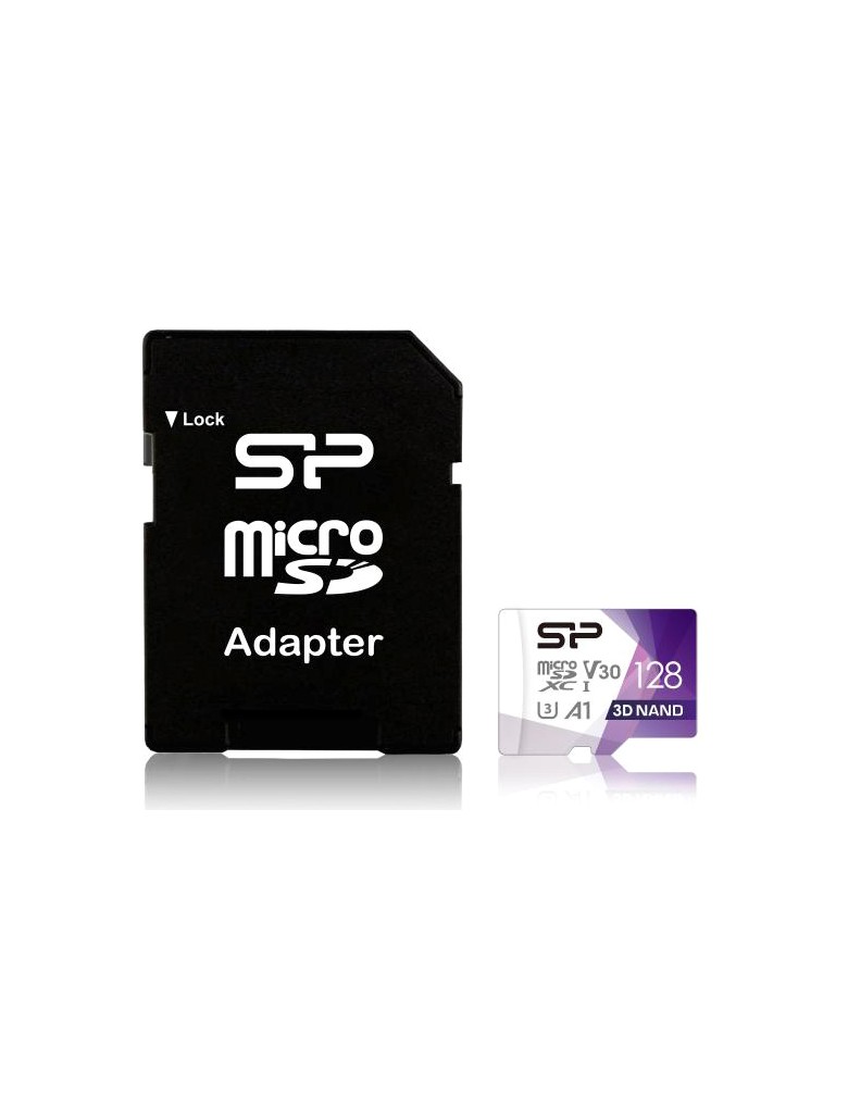 SILICON POWER κάρτα μνήμης Superior Pro microSDXC UHS-I, 128GB, Class 30