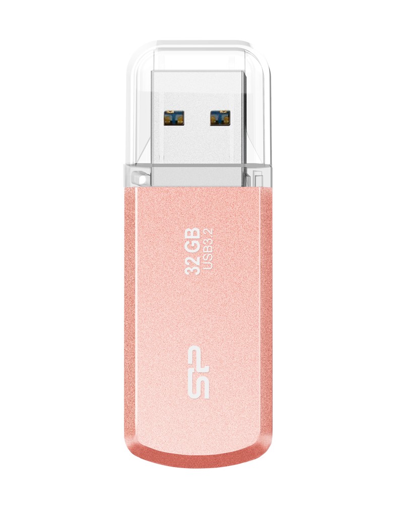 SILICON POWER USB Flash Drive Helios 202, 32GB, USB 3.2, ροζ χρυσό