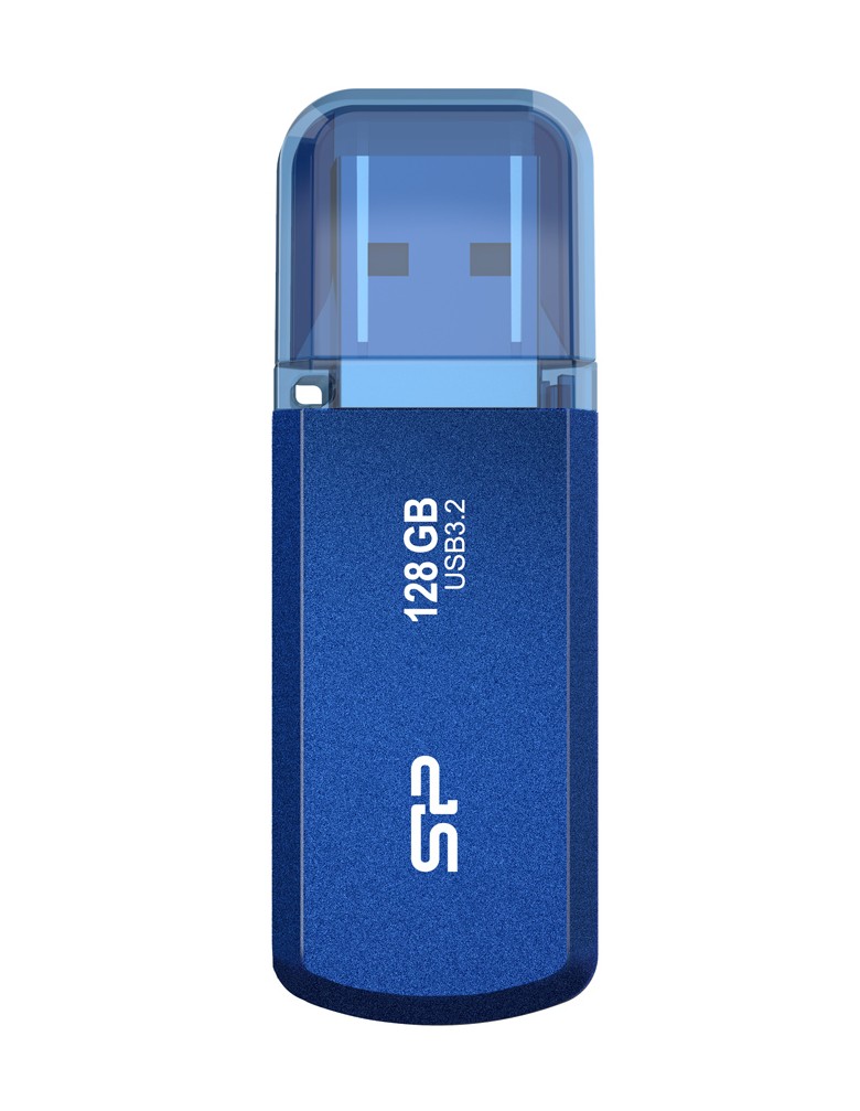 SILICON POWER USB Flash Drive Helios 202, 128GB, USB 3.2, μπλε