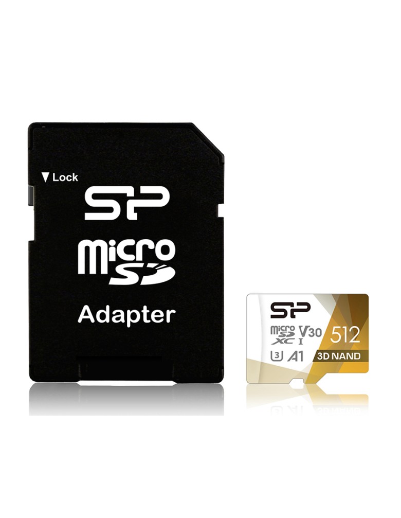 SILICON POWER κάρτα μνήμης Superior Pro microSDXC UHS-I, 512GB, Class 30