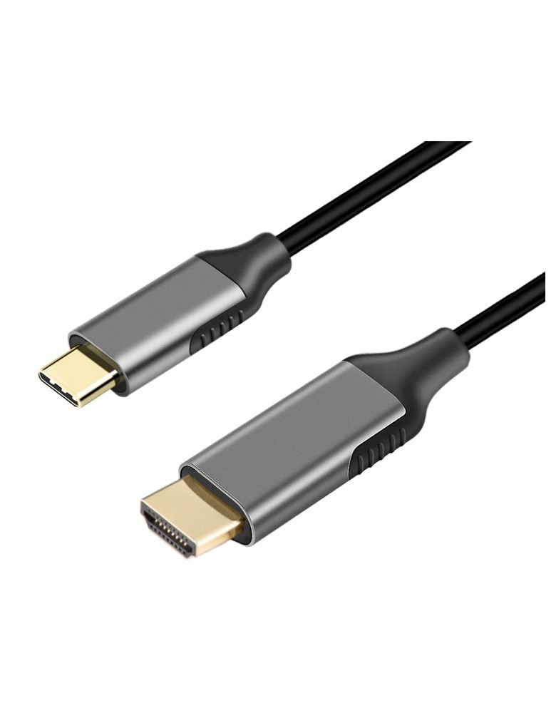 POWERTECH καλώδιο USB-C σε HDMI PTH-074, 8K, 1.8m, μαύρο