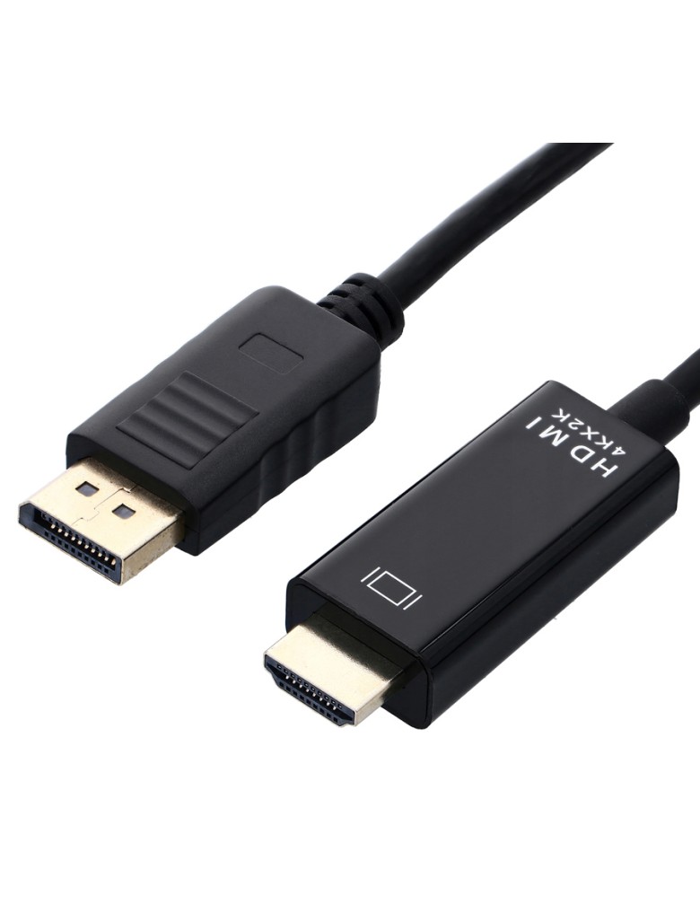 POWERTECH καλώδιο DisplayPort σε HDMI PTH-075, 4K/30Hz, 1m, μαύρο