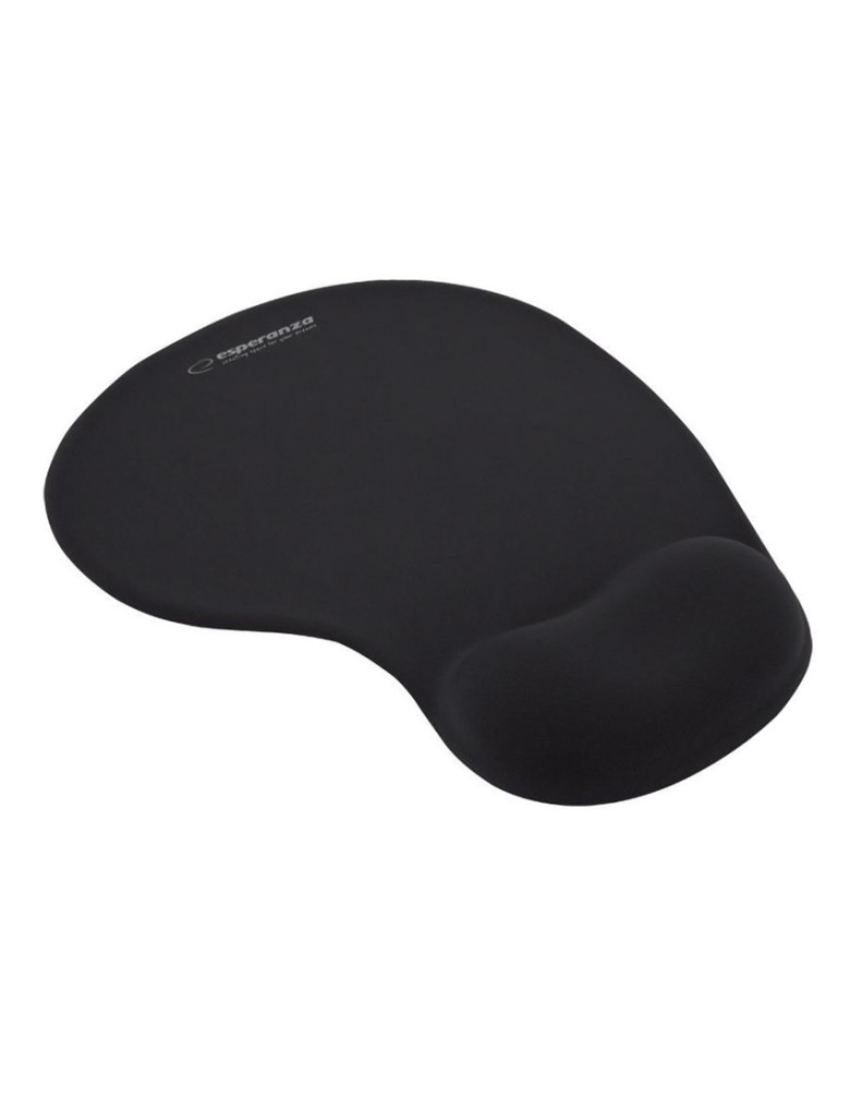 ESPERANZA gel mouse pad EA137K, 230x190x20mm, μαύρο