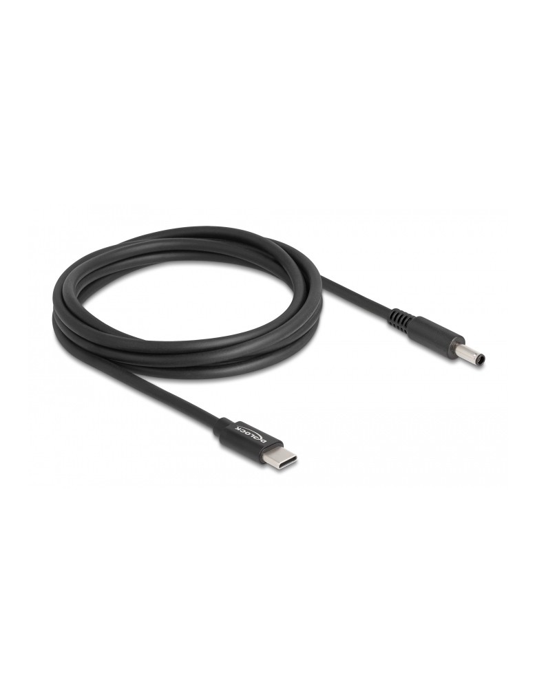 DELOCK καλώδιο τροφοδοσίας 87974, USB-C σε Dell 4.5x3mm, 1.5m, μαύρο