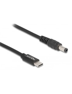 DELOCK καλώδιο τροφοδοσίας 87977, USB-C σε 5.5x2.1mm,...