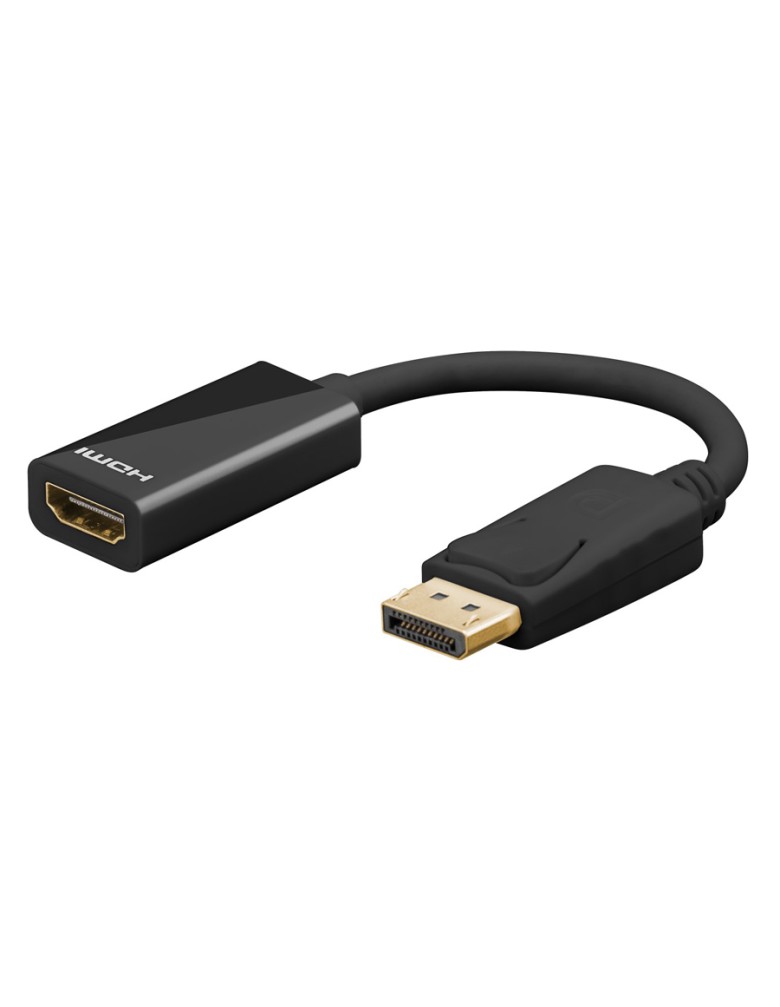 GOOBAY καλώδιο DisplayPort σε HDMI 67881, 8K, 0.1m, μαύρο