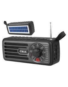 CMIK φορητό ραδιόφωνο & ηχείο MK-101, ηλιακό,...