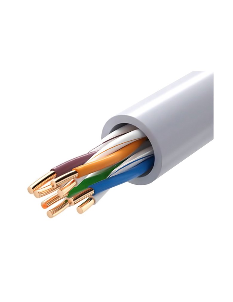 POWERTECH καλώδιο δικτύου CAB-N287, Cat 5e U/UTP, CCA, 26AWG, 100m, γκρι