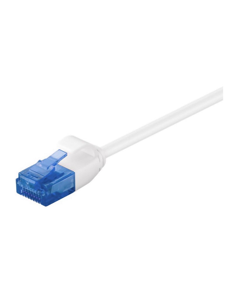 POWERTECH καλώδιο δικτύου CAB-N319, Cat 6 U/UTP, slim, copper, 2m, λευκό