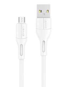 USAMS καλώδιο Micro USB σε USB US-SJ502, 10W, 1m, λευκό