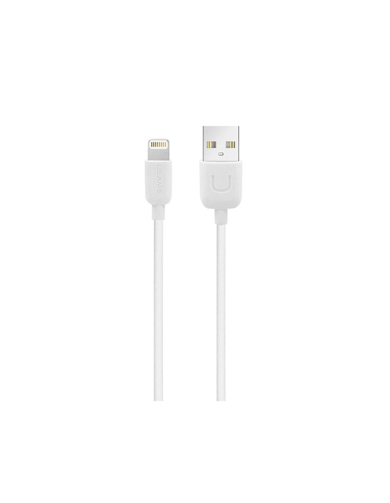 USAMS καλώδιο Lightning σε USB US-SJ097, 10.5W, 1m, λευκό