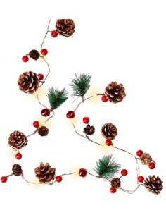 GOOBAY LED λαμπάκια Pine Cones & Red Berries 60274,...