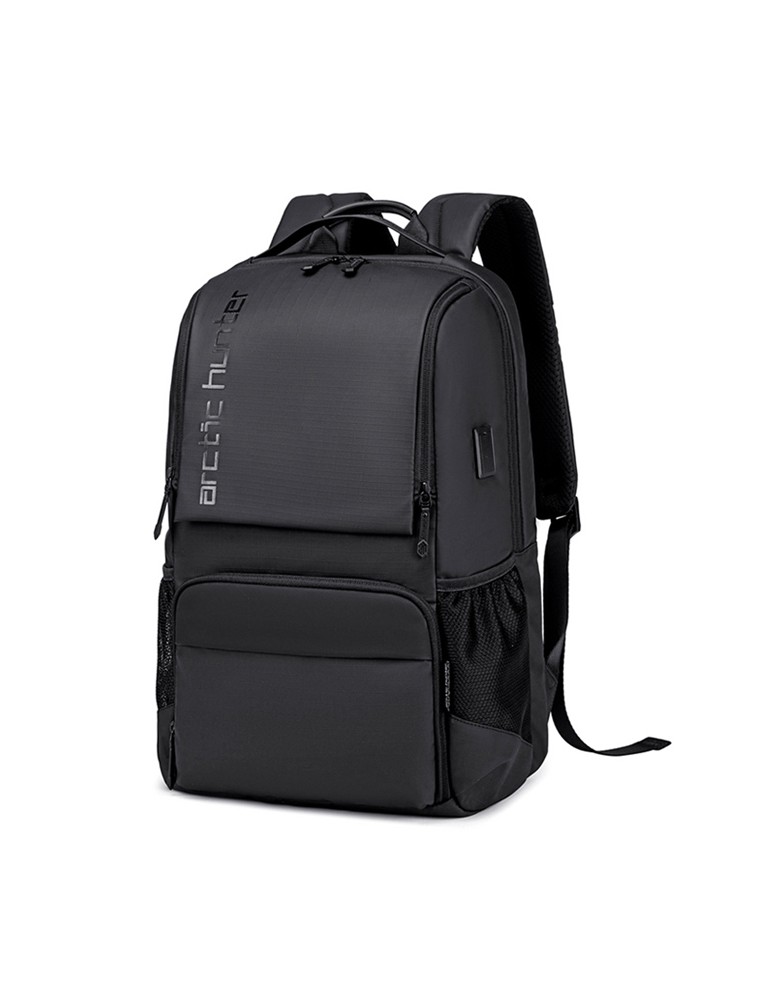 ARCTIC HUNTER τσάντα πλάτης B00532 με θήκη laptop 15.6", USB, 28L, μαύρη