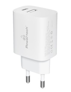 POWERTECH φορτιστής τοίχου PT-1040, USB & USB-C, PD...