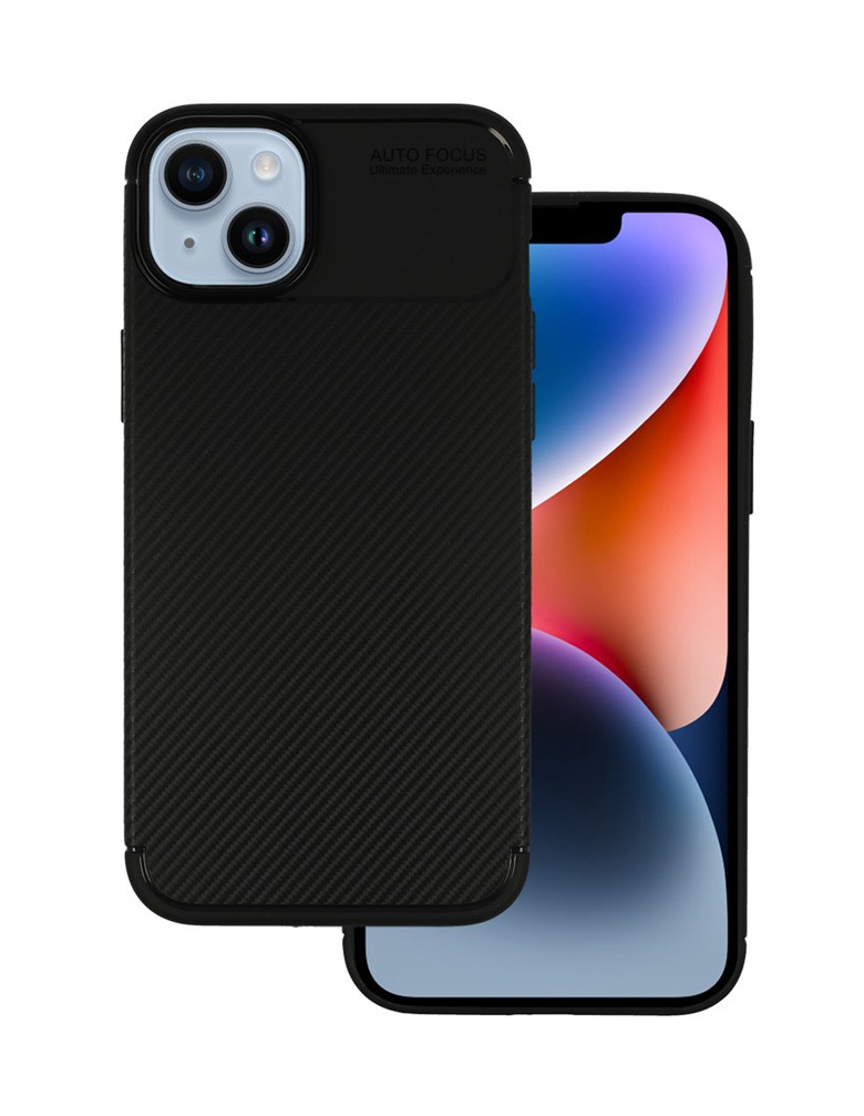 VENNUS Θήκη Carbon Elite VNS-0056 για iPhone 14 Plus, μαύρη