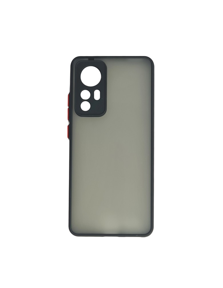 POWERTECH Θήκη Color Button MOB-1758 για Xiaomi 12/12X, μαύρη