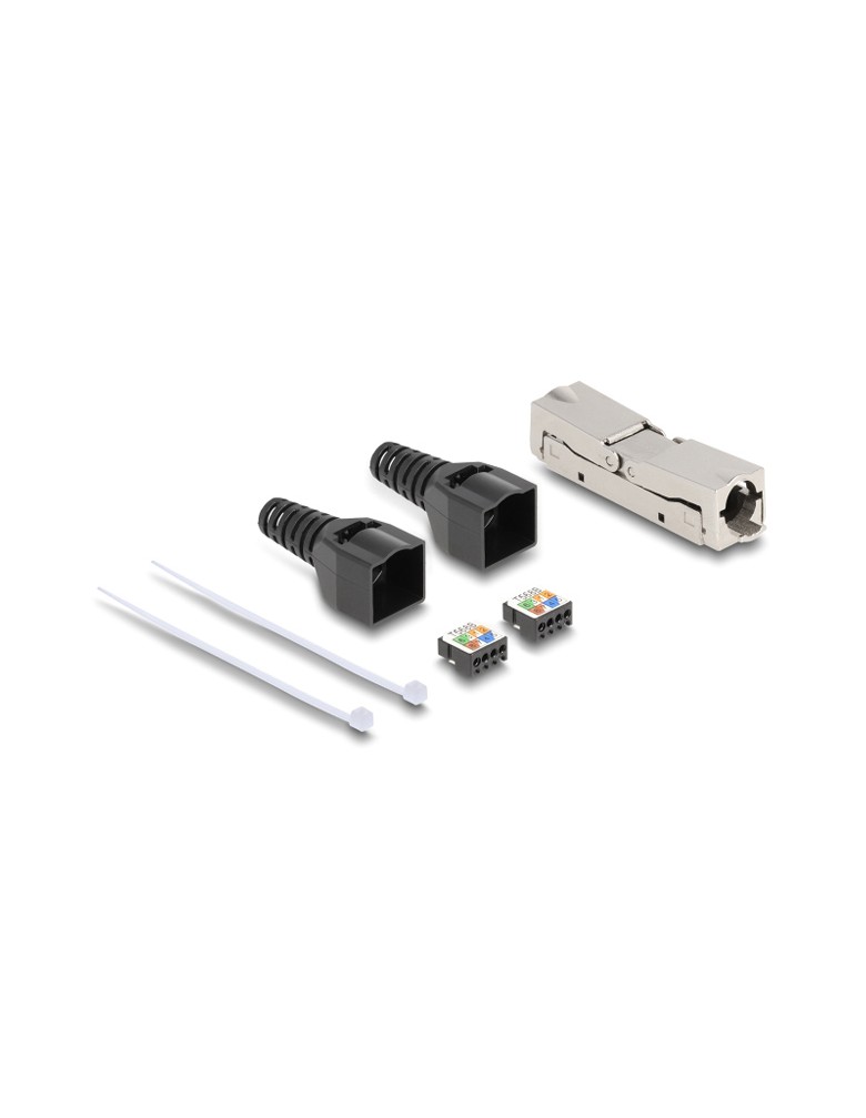 DELOCK αμφίδρομος σύνδεσμος LSA 87064, RJ45 Cat.6A, toolfree