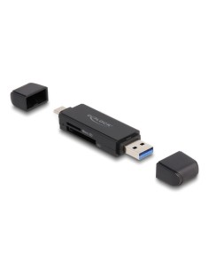 DELOCK card reader 91004 για SD & micro SD, USB & USB-C...