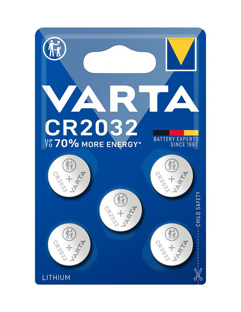 VARTA μπαταρία λιθίου CR2032, 3V, 5τμχ