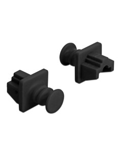 DELOCK κάλυμμα προστασίας για θύρα RJ45 86176, μαύρο, 10τμχ