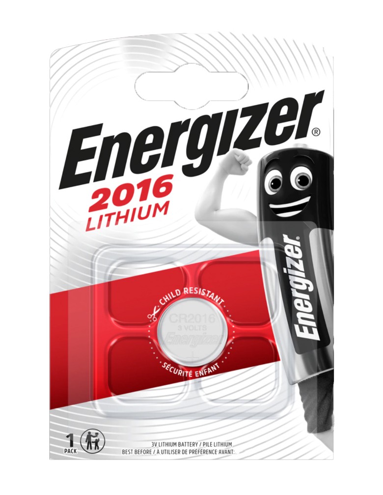 ENERGIZER μπαταρία λιθίου CR2016, 3V, 1τμχ