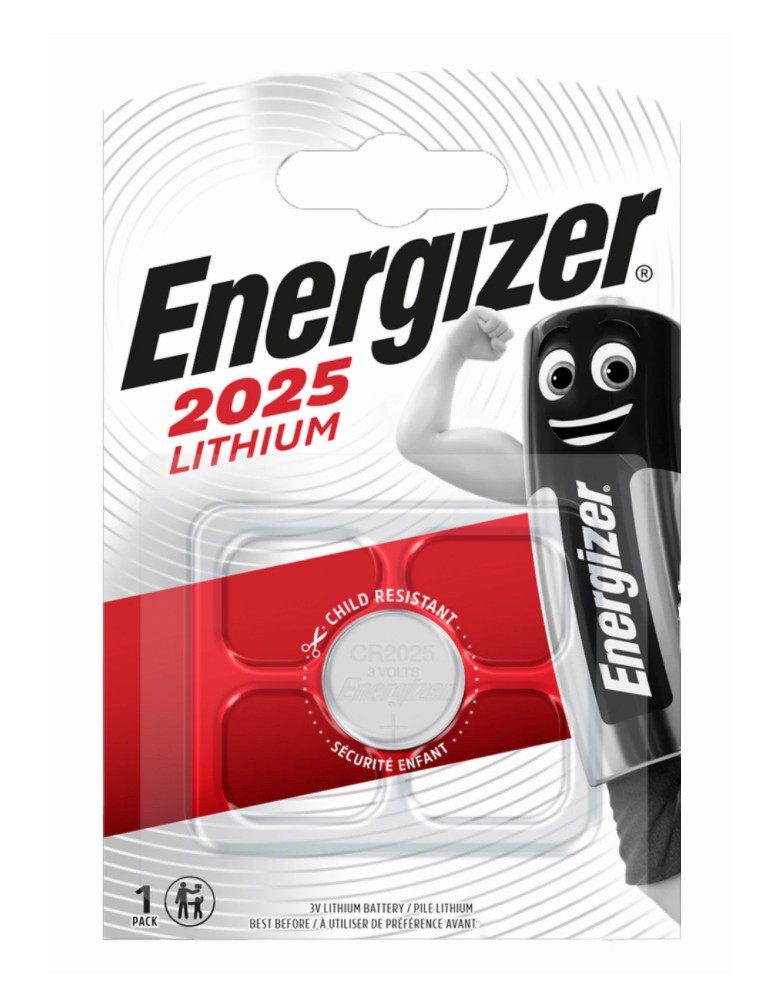 ENERGIZER μπαταρία λιθίου CR2025, 3V, 1τμχ