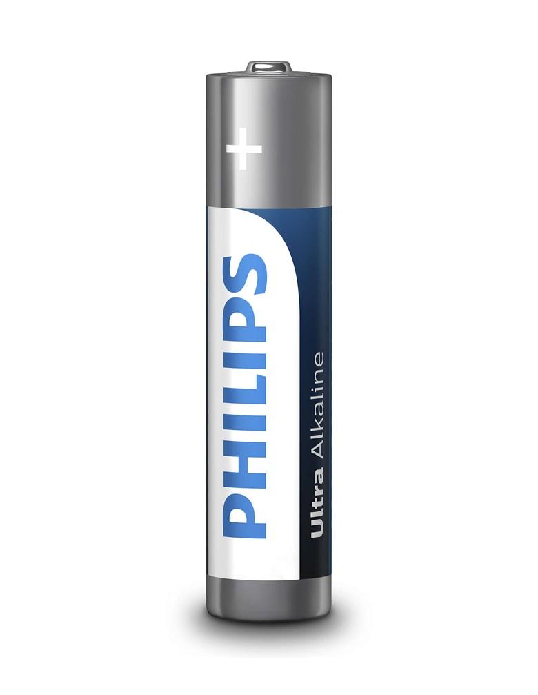 PHILIPS Ultra αλκαλικές μπαταρίες LR03E1BK/00, AAA LR03 1.5V, 500τμχ